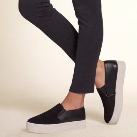 Steve Madden Buhba Black Suede Loafers - Picture 2 of 8